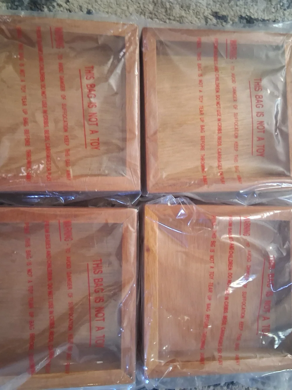 Wooden Wine Cork Coaster Set - Brown (Set of 4)